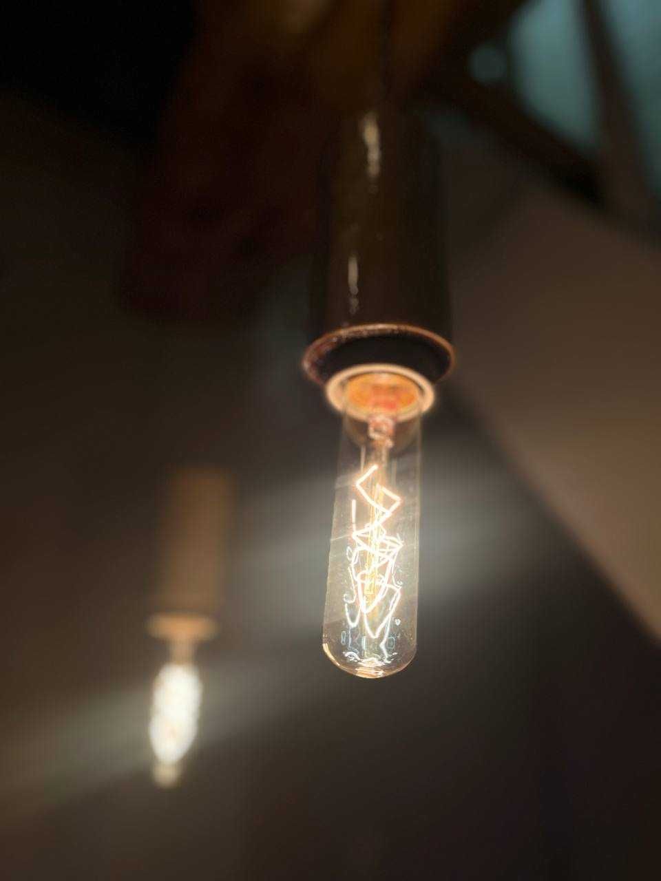 Люстра из дерева в стиле лофт, ручная работа, с лампами Edison