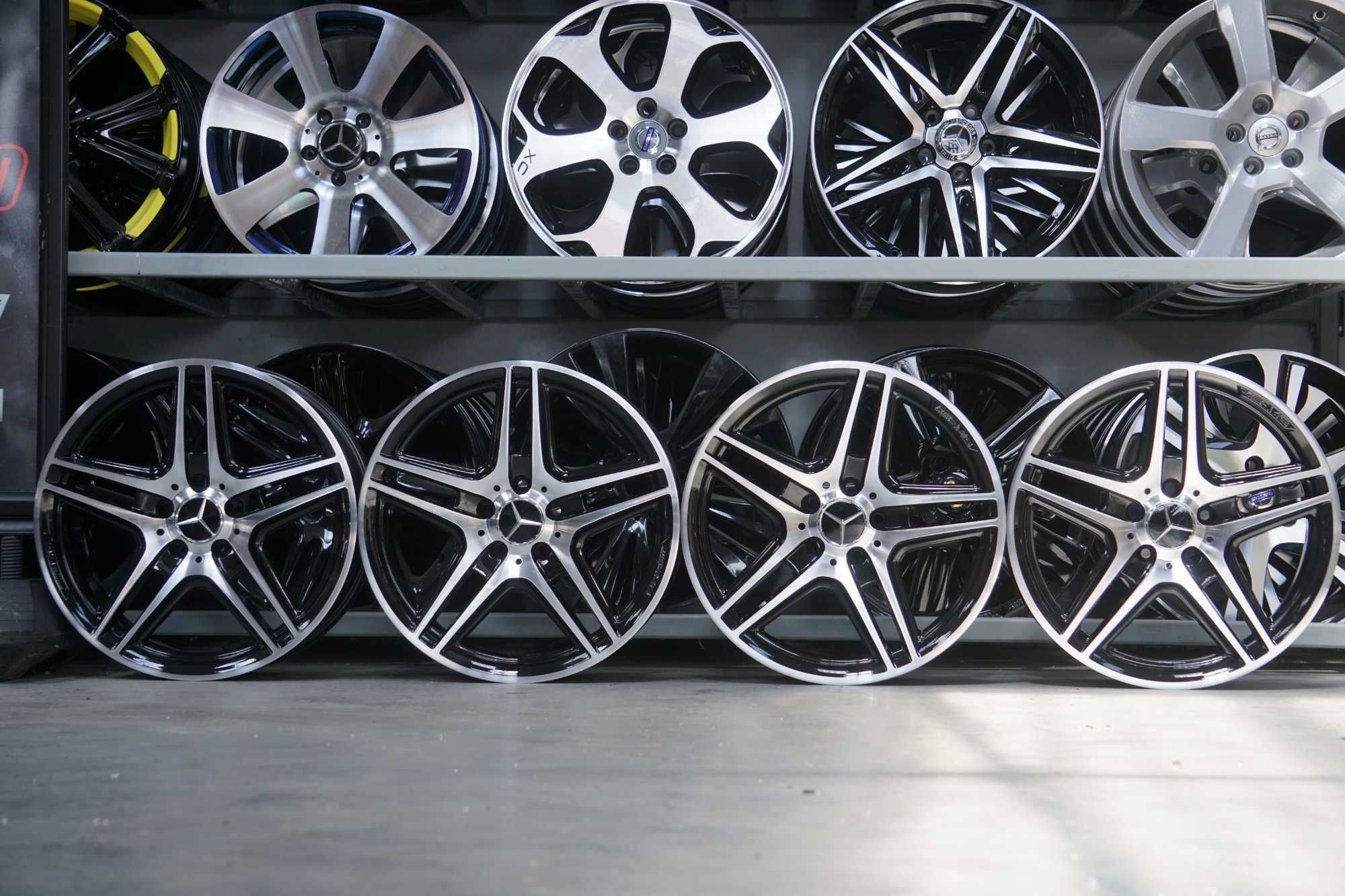 Alufelgi Mercedes AMG W204 5x112 8Jx18 et50 9Jx18 et54 czarne, cnc