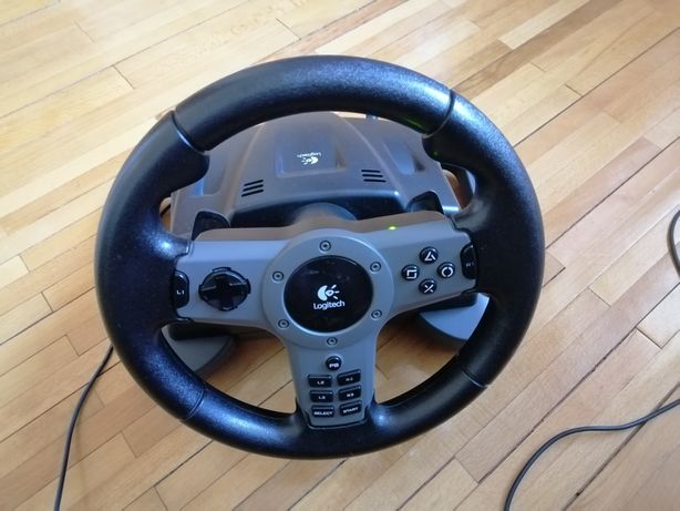 Руль Logitech Driving Force Wireless e-x5d12 беспроводный PS2 PS3 PS