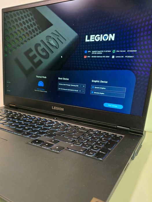 Laptop Lenovo Legion 17IMH05H 81Y8 i7/32ram/2Tm2/2060