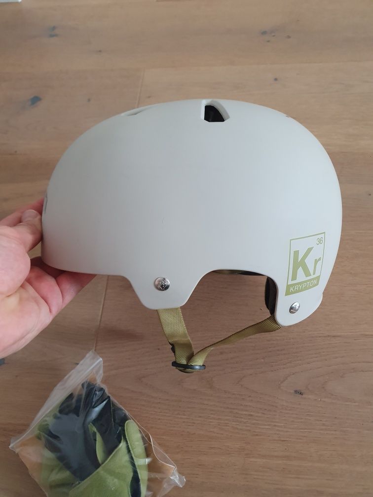 Kask ALK 13 Krypton Cream Grey L/XL - rolki, bmx, deskorolka