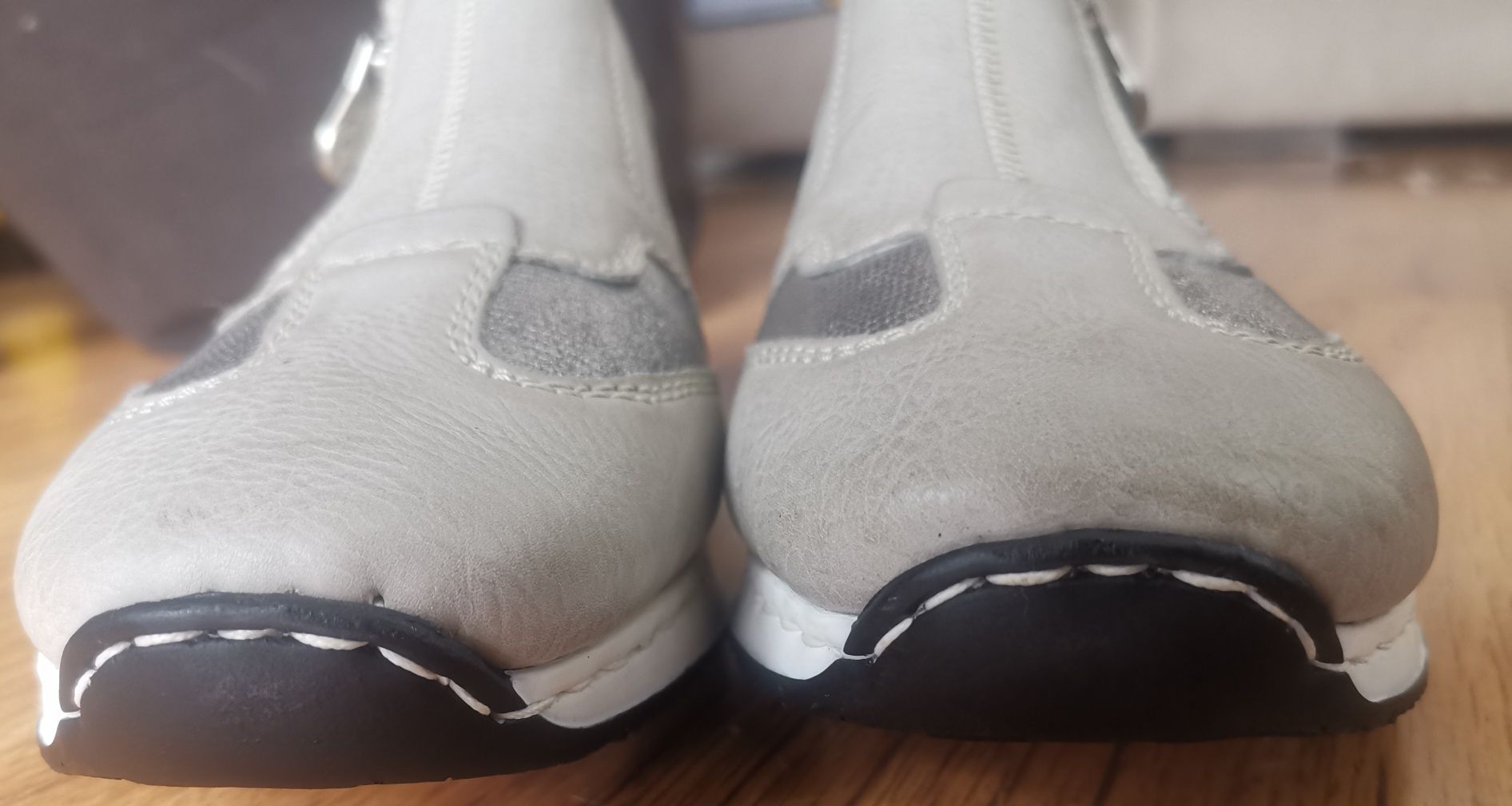 Półbuty sneakersy damskie Rieker 41 na szczupłą stopę
