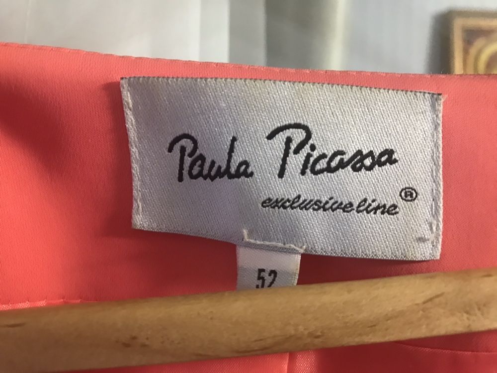 Нарядное платье комплект костюм кораловый Paula Picassa