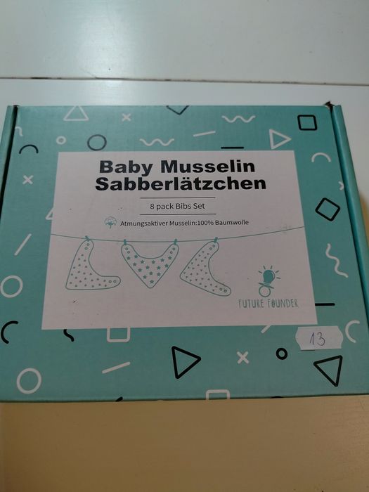 Muslinowe śliniaki dla niemowląt 13.