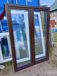 Okno 145x202 nowe 3-szybowe tarasowe drzwi balkonowe plastikowe