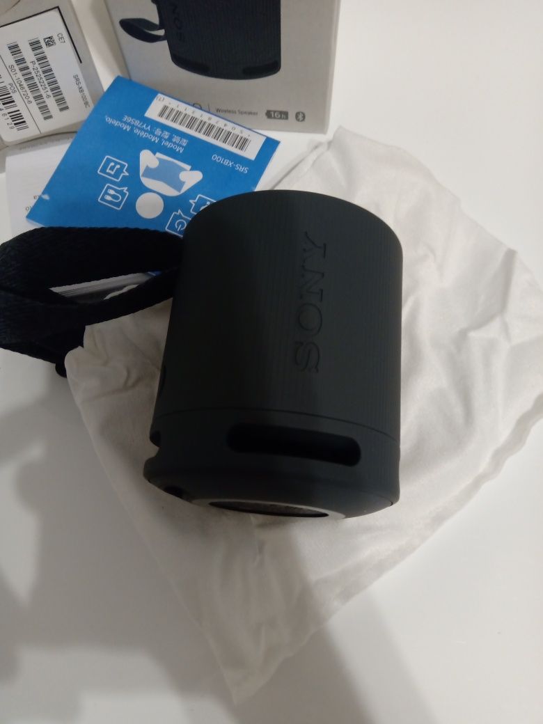 Sony Srs-Xb100 Głośnik Bluetooth, Czarny, 16 godzin