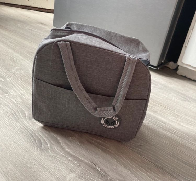 Torba termoizolacyjna lunch bag nowa szara