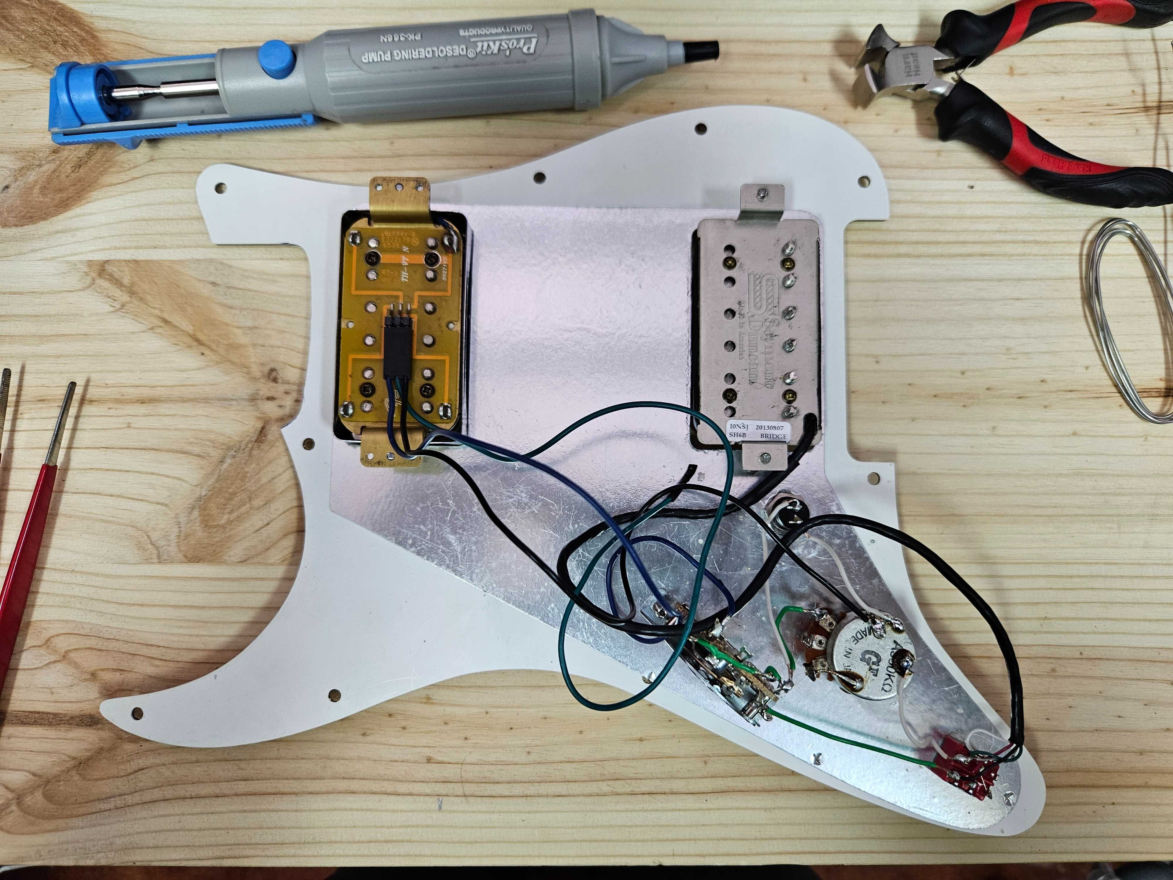 Gitara elektryczna Mensfeld Meg Stratocaster Custom Duncan SH 6