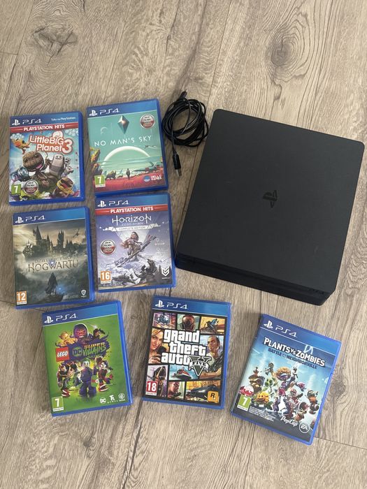 Ps4 slim używane + gry