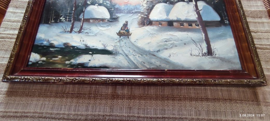 Obraz Zima 45cmx73cm