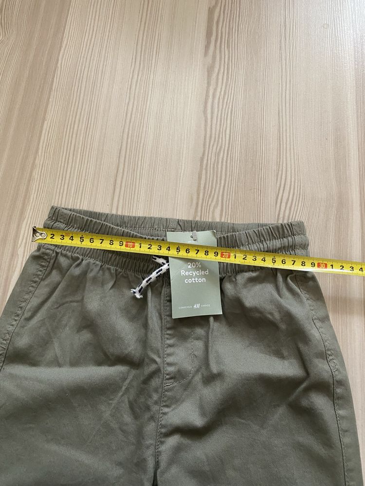 Штани дитячі H&M Jogger, розмір 128 (7-8 р). Нові. Хакі