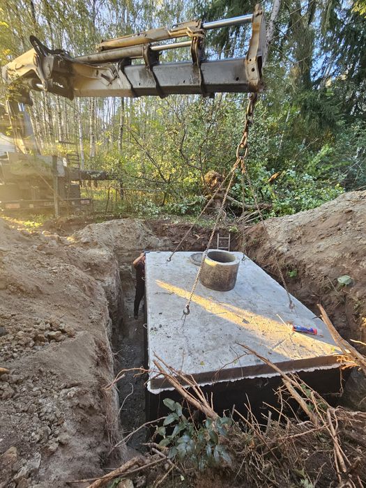 szambo kanał przydomowa oczyszczalnia ścieków zbiornik betonowy