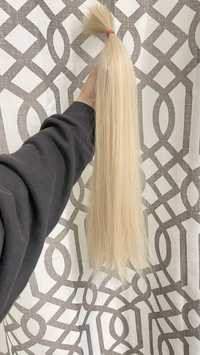 Волосы блонд для наращивания, натуральные