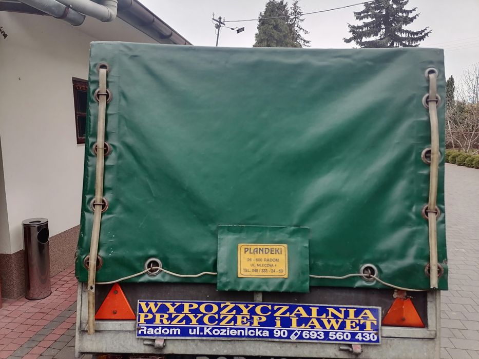 Wypożyczalnia przyczep i lawet