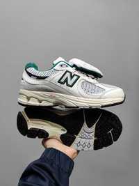 Кроссовки New Balance 2002r Vintage Teal Pouch белые мужские