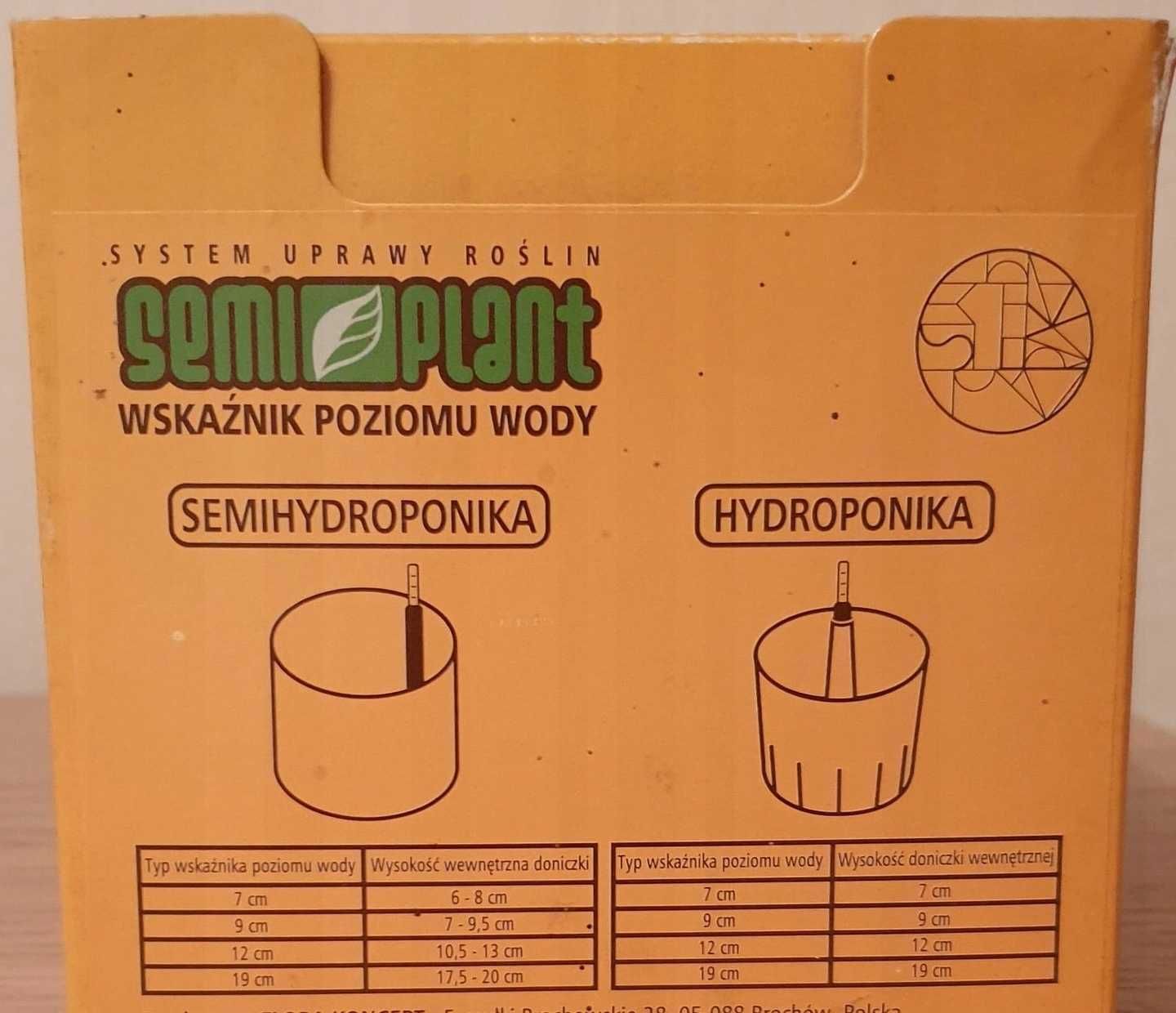 Hydroponika /Wskaźnik poziomu wody 7 h - opakowanie 72 szt