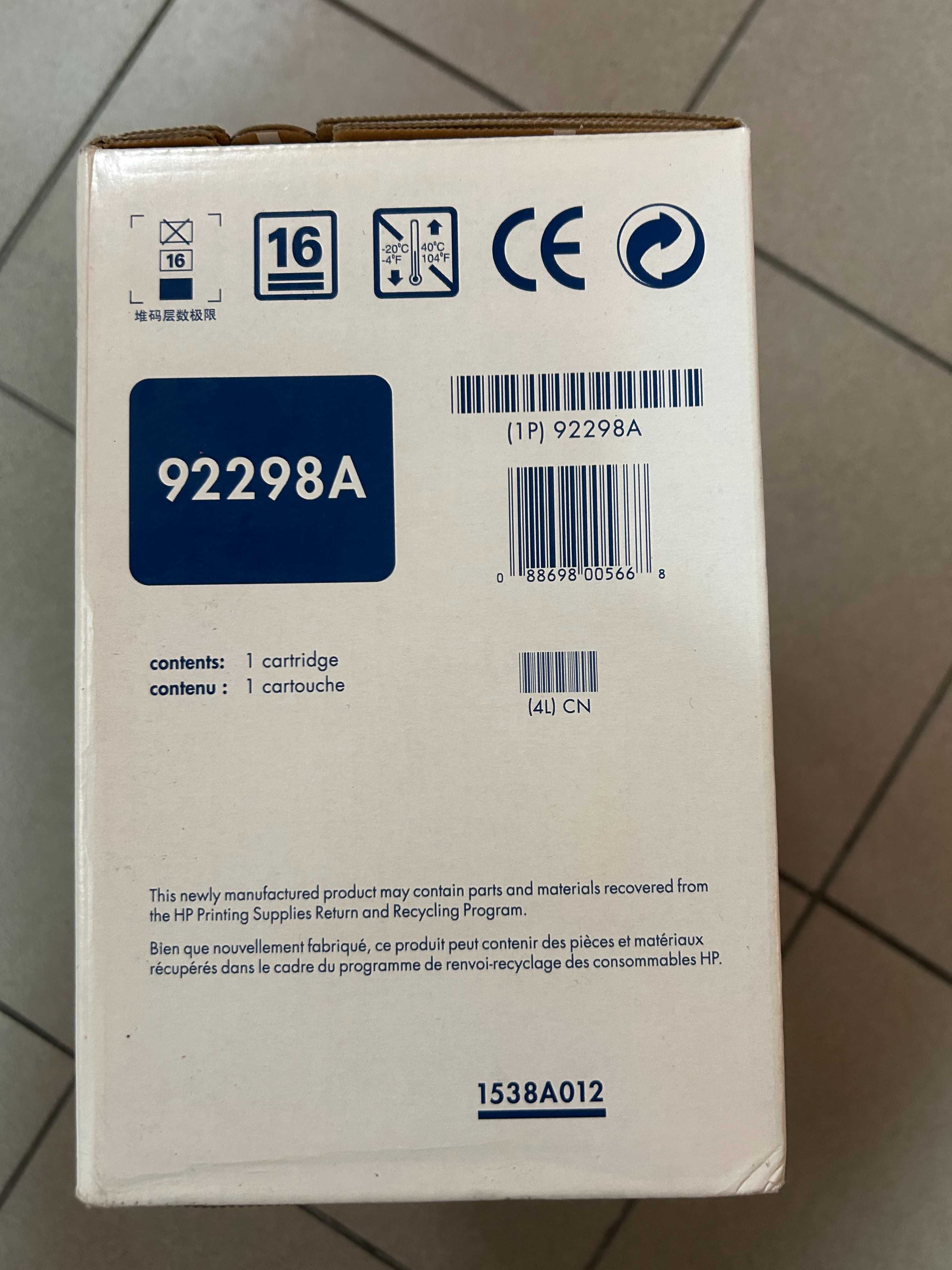 Toner do drukarek HP 98A 92298A