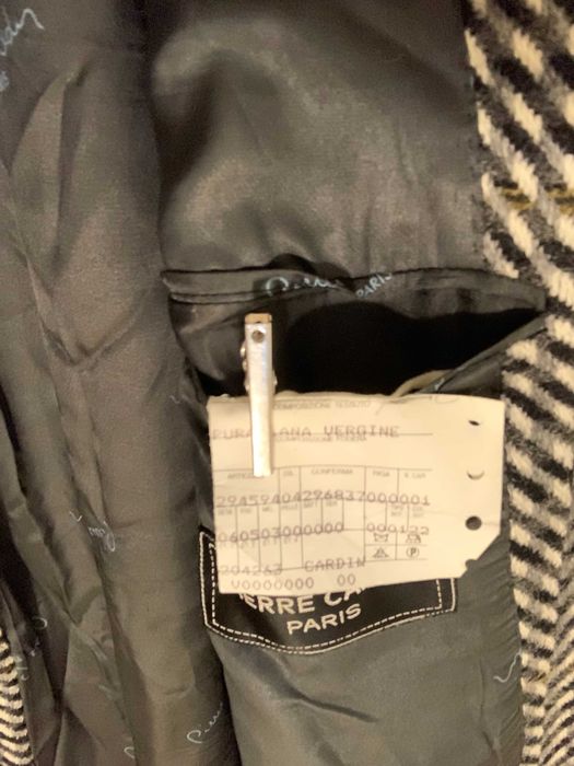 Płaszcz Męski 100% Wełna Dziewicza, Vintage, Pierre Cardin