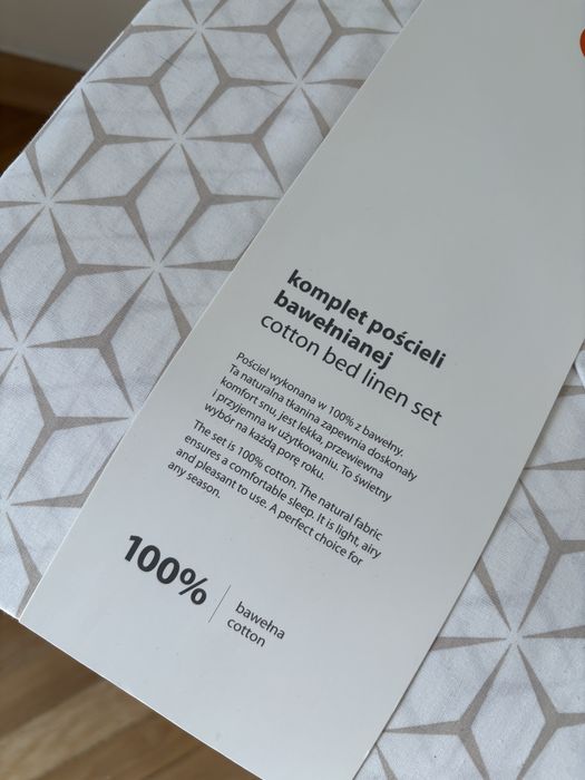 Zestaw posciel bawelniana home&you 200 x 220 i przescieradlo 160 x 200