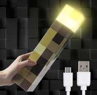 Torch Lampka w stylu Minecraft Torch Atmopshere Lamp Viral