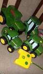 Zestaw traktorów John Deere monster  latarka