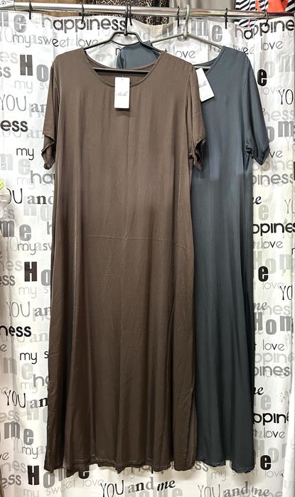 РОСКОШНОЕ! длинное натуральное платье, шёлк атлас, Италия 52-56 р.