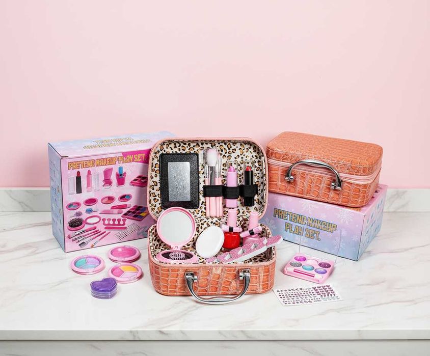Подарочный набор детской косметики с кейсом, 3 вида. Frozen, Unicorn.