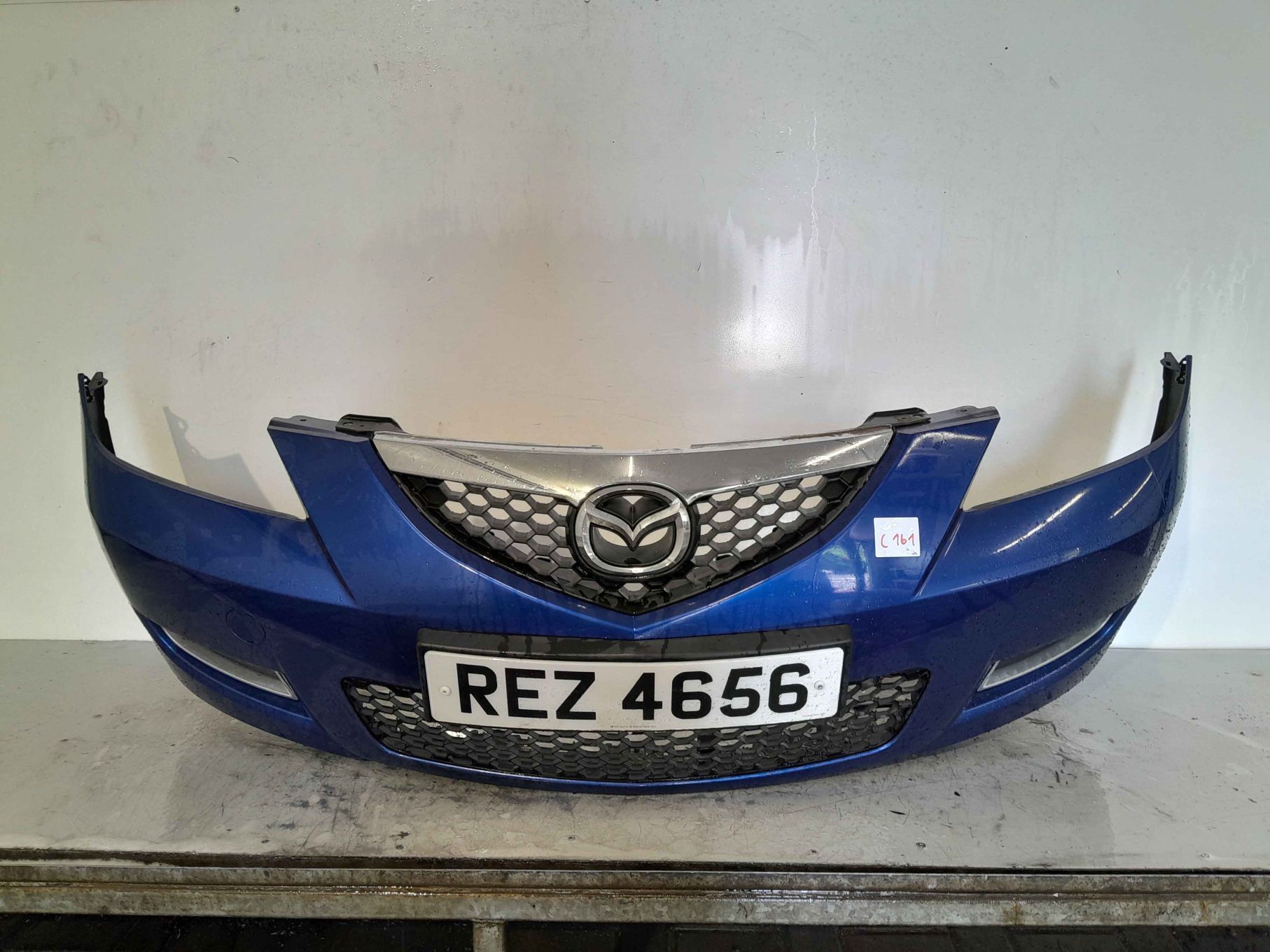 ^ ZDERZAK PRZÓD PRZEDNI DO MAZDA 3 III BK NIEBIESKI BŁĘKITNY