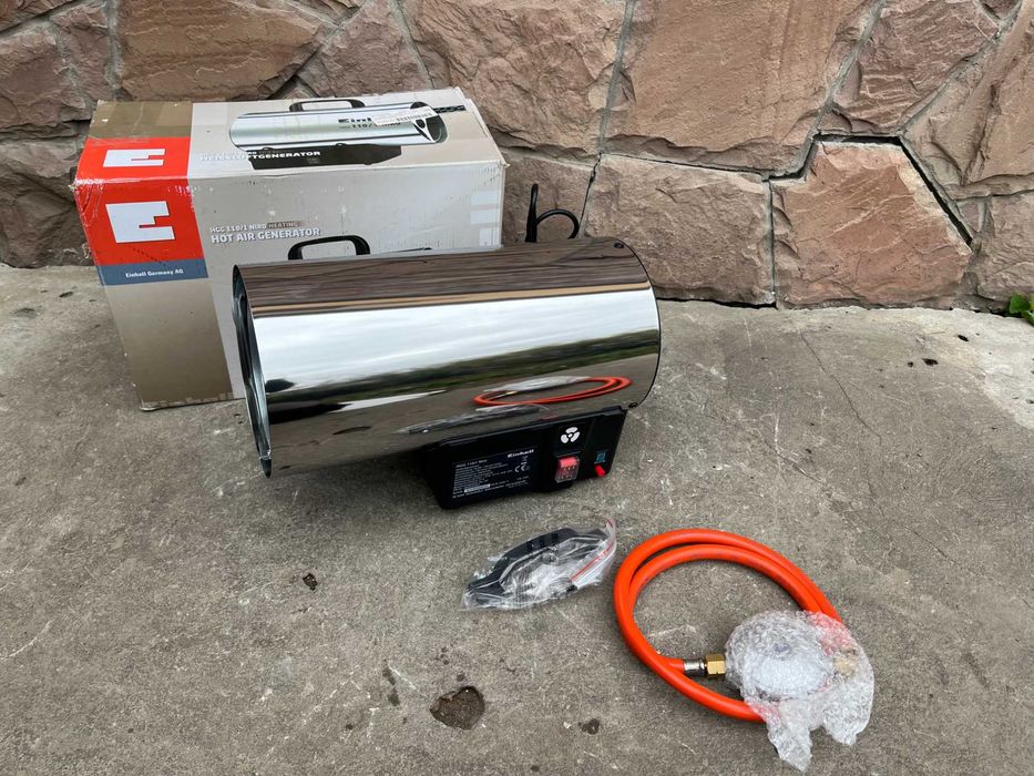 Einhell 110 Niro теплова газова гармата, 10 кВт бу