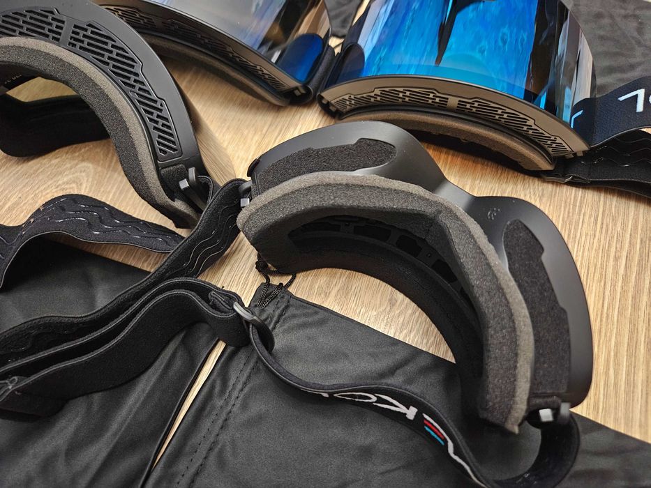 Лижна маска з чохлом, маска для сноуборду, лыжная маска, лижні окуляри