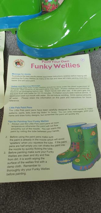 Гумові чобітки дитячі розмальовка