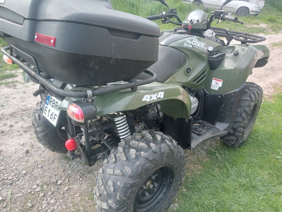 Quad 4x4 Sym 600 pojemność zarejestrowany i ubezpieczony