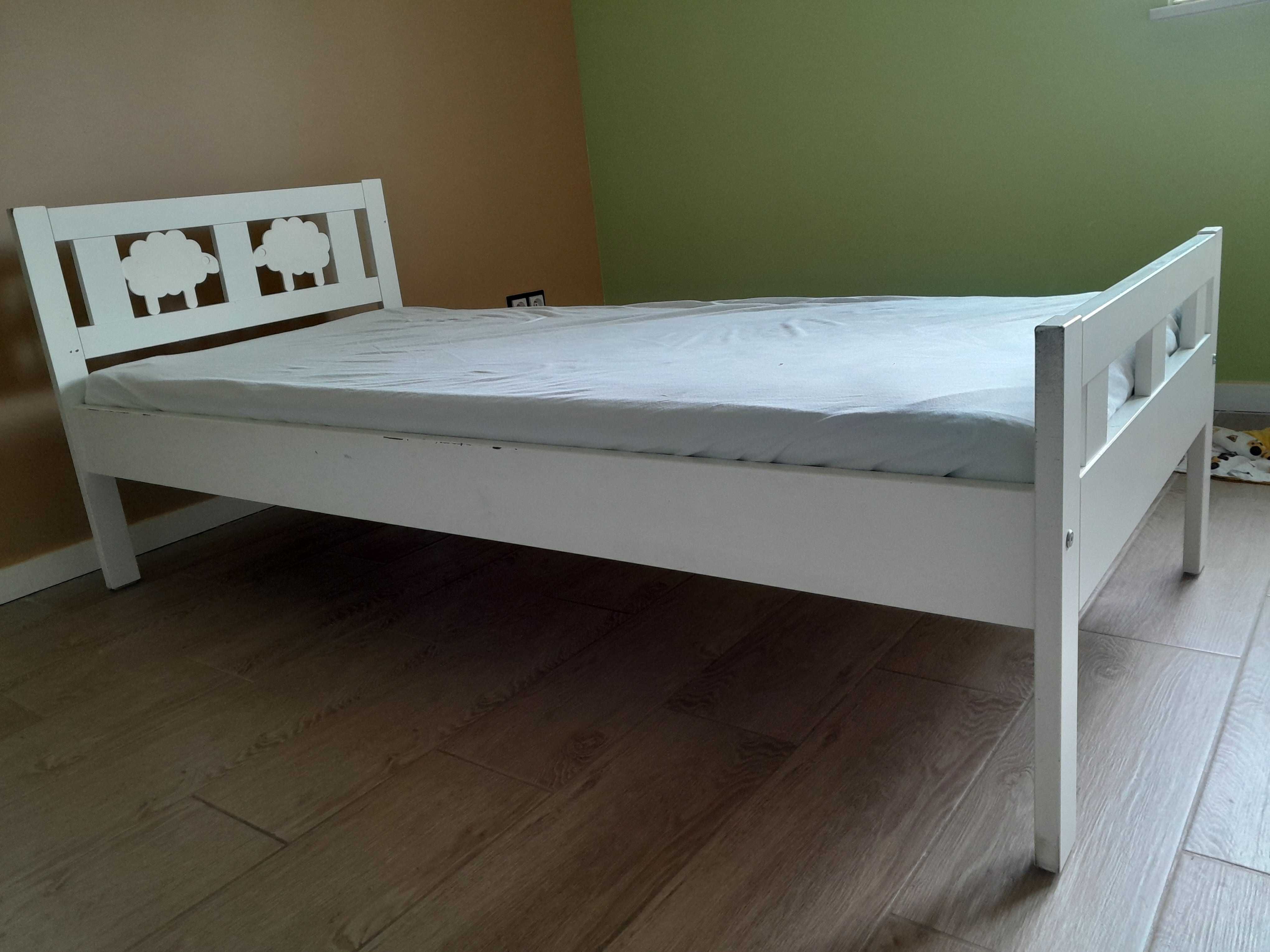 Łózko dziecięce  ikea 160x70 biale