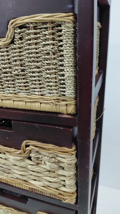 Movel gavetas 5 palha /rattan