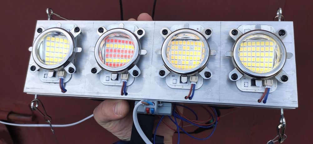 Grow LED 370-780Нм 200W Фитолампа 100% результат QB4075 Samsung LM283B
