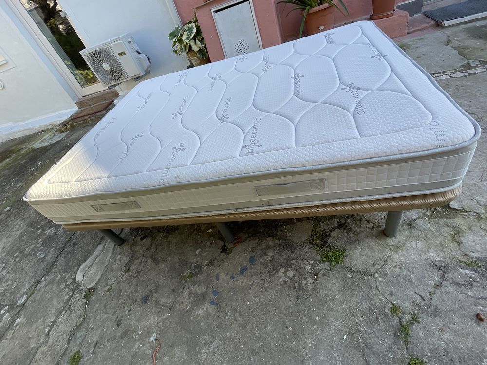 Colchão mais extrato cama casal