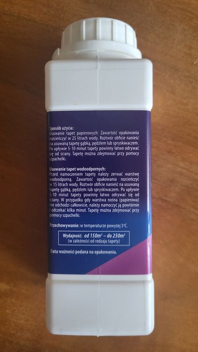 Primacol środek do usuwania tapet. Nowy.