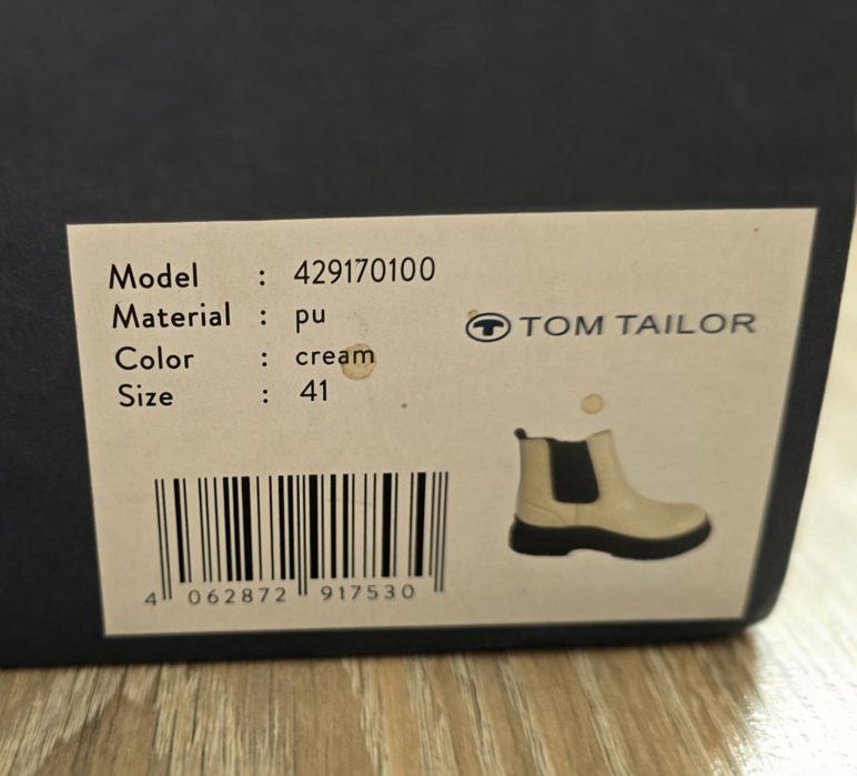 Челси Tailor, на флисе,  кожа, размер 41, 26см