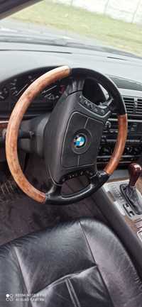 bmw e38 kierownica drewniana  z airbag