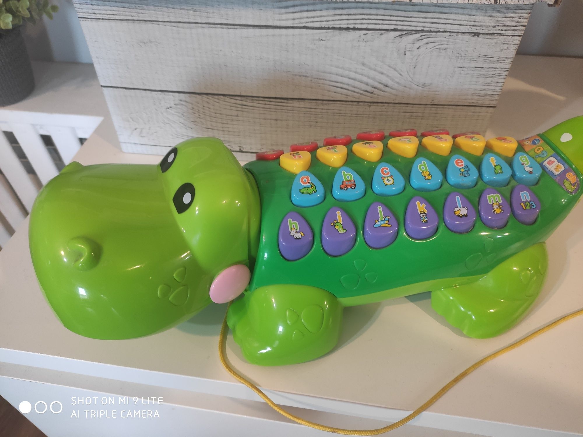 Aligator edukator vtech angielska wersja językowa zabawka interaktywna