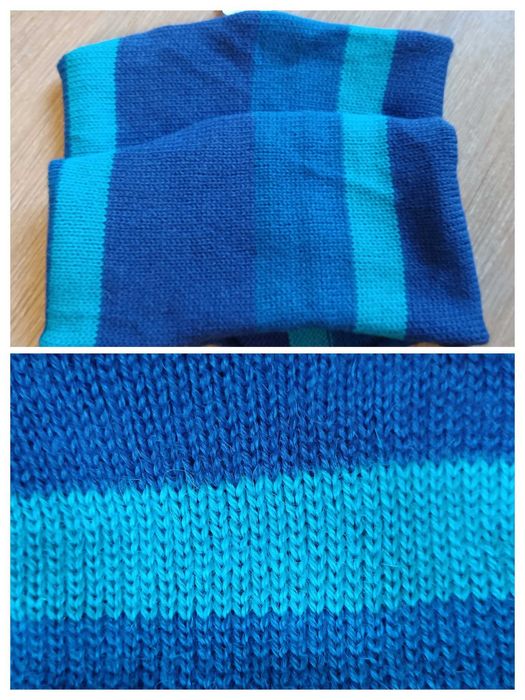 NOWY komin z wełny z alpaki hand made