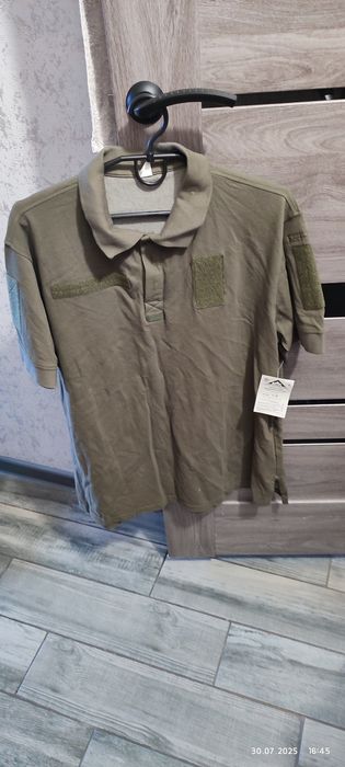 Фудболка поло літня.Колір олива.Розмір L/R.Нова