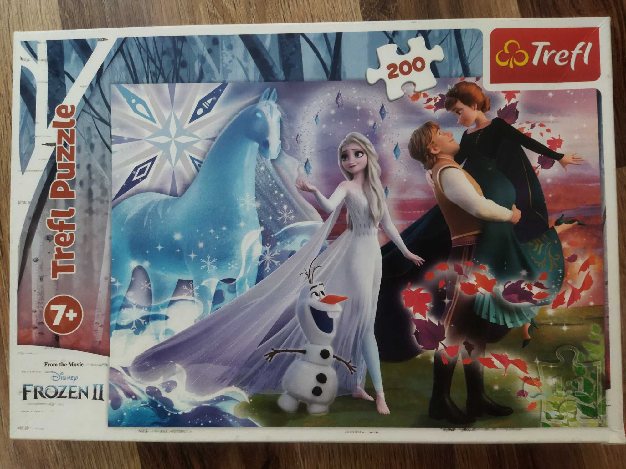 TREFL Puzzle 200 elementów FROZEN, 4 zestawy