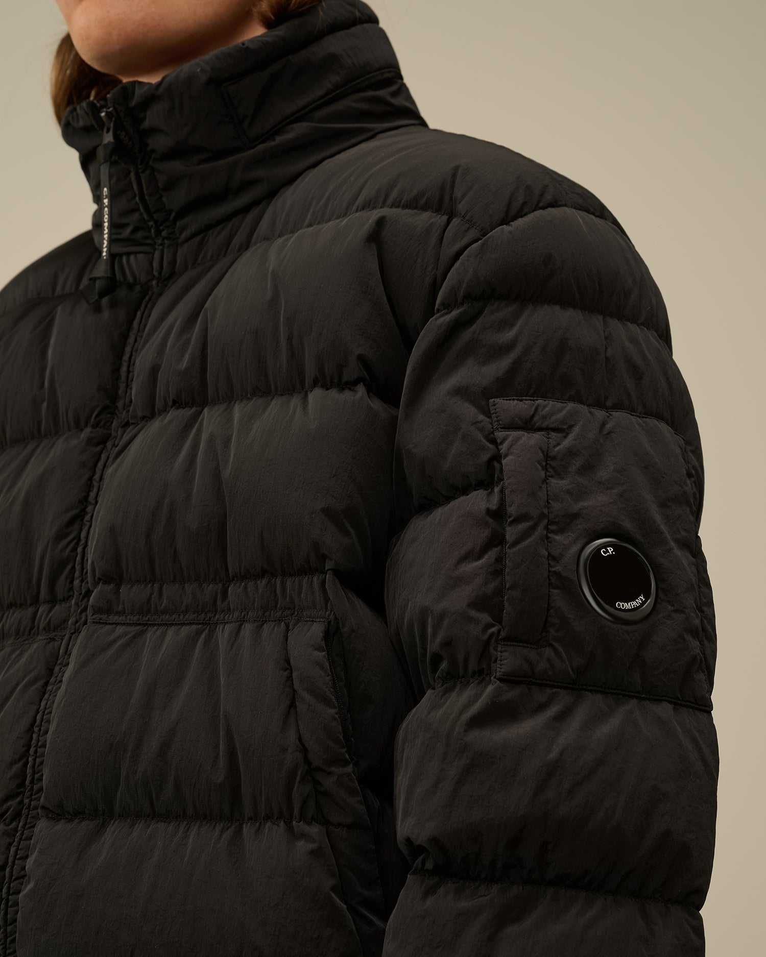 Пуховик C.P. Company Chrome Re-Cycled Down Puffer Black