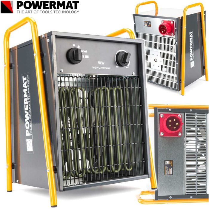 POWERMAT Nagrzewnica Elektryczna Dmuchawa Farelka 9kw 400v PM1020