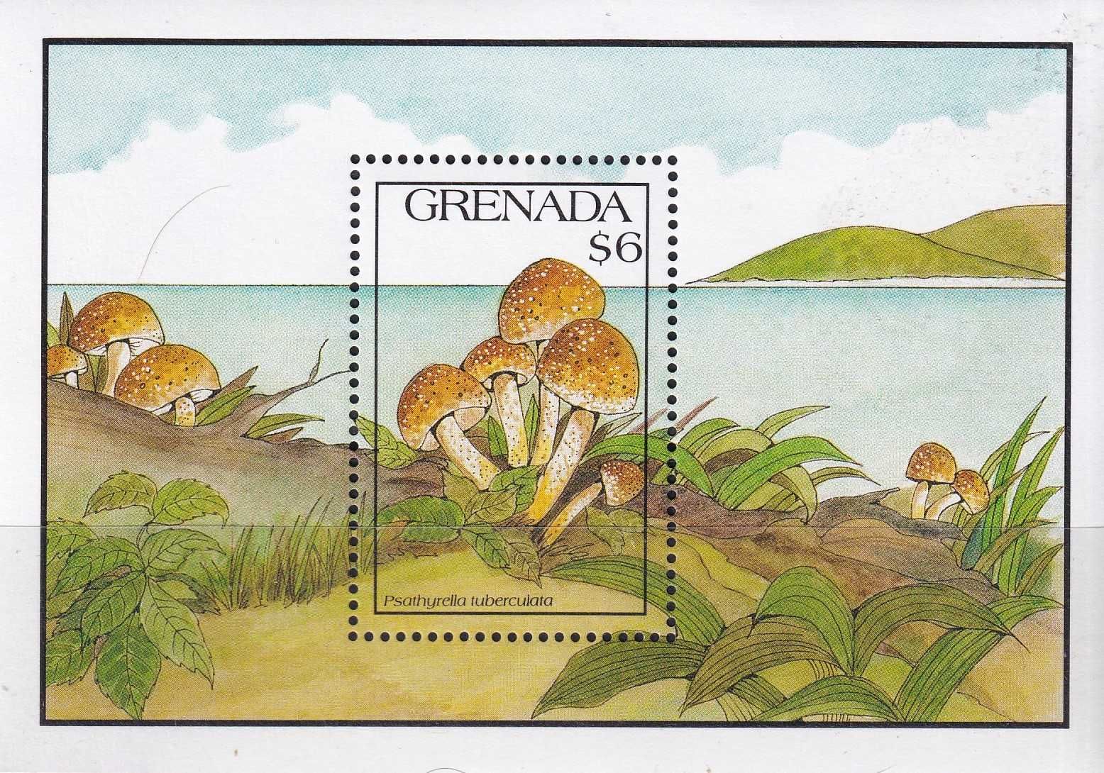 Grenada 1991 cena 7,90 zł kat.10€ - grzyby