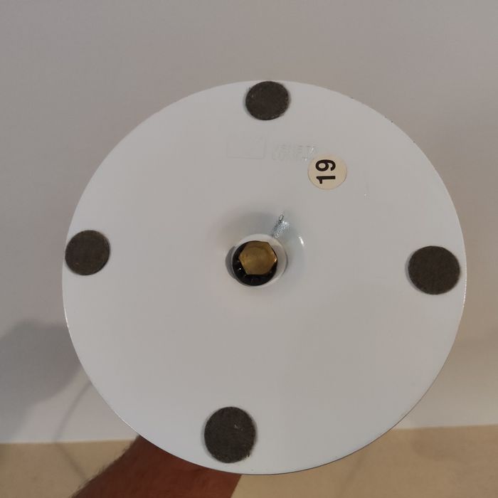 Pequeno candeeiro branco "Veneta Lumi" - Vintage Space Age 70´s