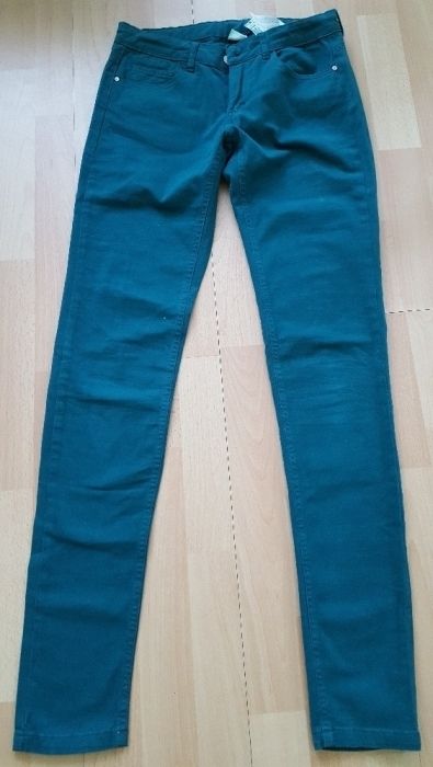 spodnie Zara zielone nowe S