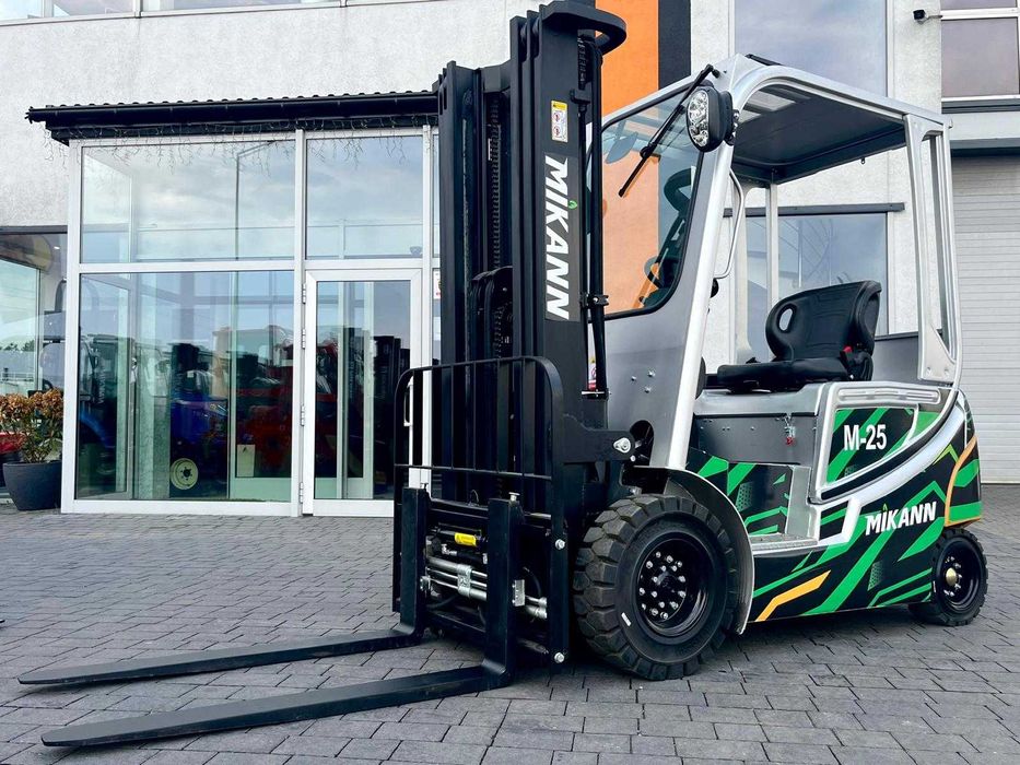 Wózek Widłowy Elektryczny 2,5T MIKANN, Maszt 4.5m,Triplex, Japan Trak