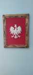 Godło Polski 3D – Orzeł w Ramce Drewnianej – Dekoracja Patriotyczna